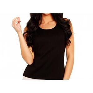 NEW ANGEL APPAREL bra-friendly tank top in black